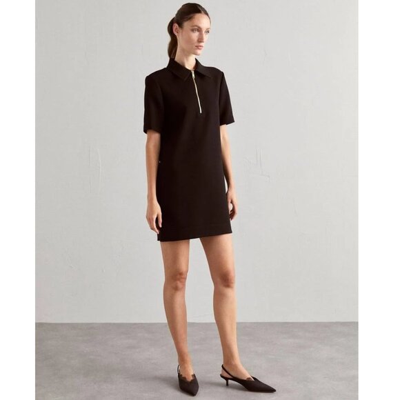 Tory Burch Dresses & Skirts - Tory Burch Black Crepe Polo Dress